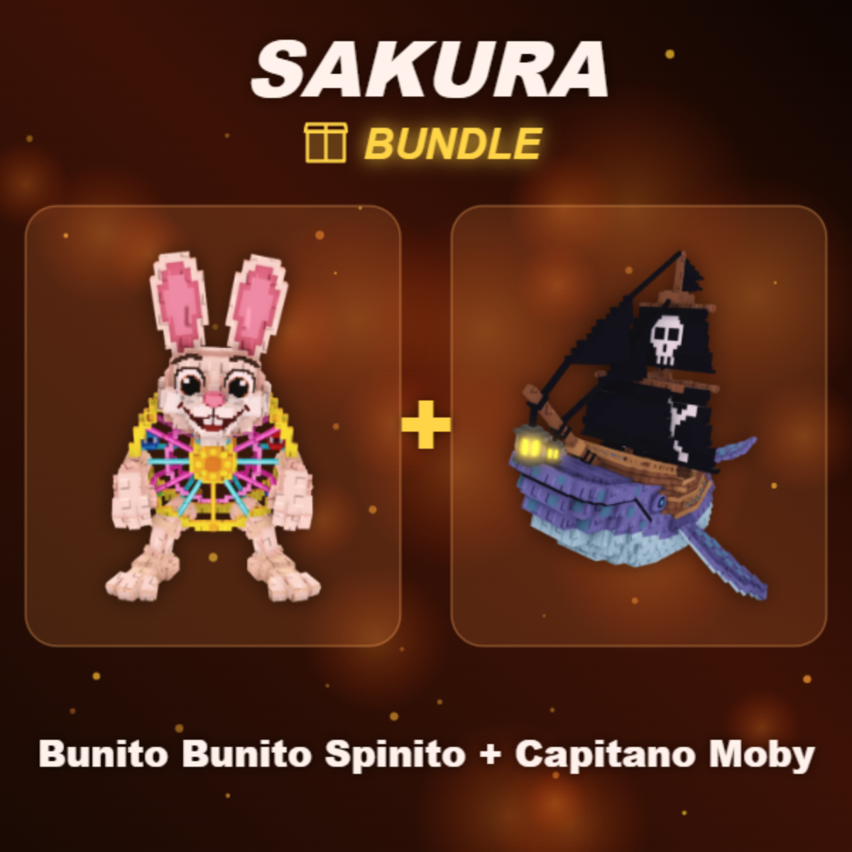 📦 BUNDLE ⭐ Bunito Bunito Spinito + Capitano Moby ⭐