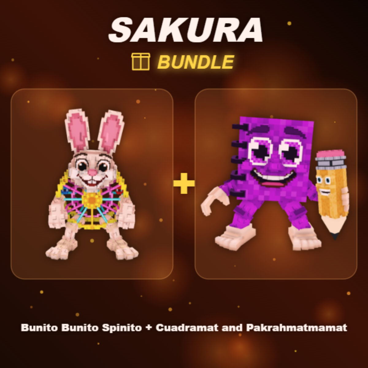 📦 BUNDLE ⭐ Bunito Bunito Spinito + Cuadramat and Pakrahmatmamat ⭐