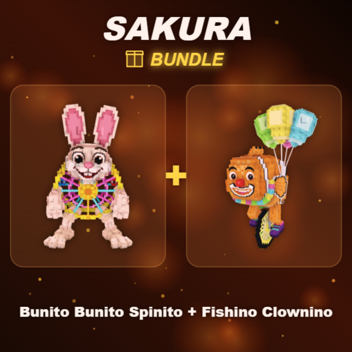 📦 BUNDLE ⭐ Bunito Bunito Spinito + Fishino Clownino ⭐