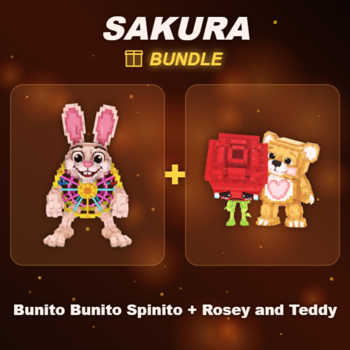 📦 BUNDLE ⭐ Bunito Bunito Spinito + Rosey and Teddy ⭐