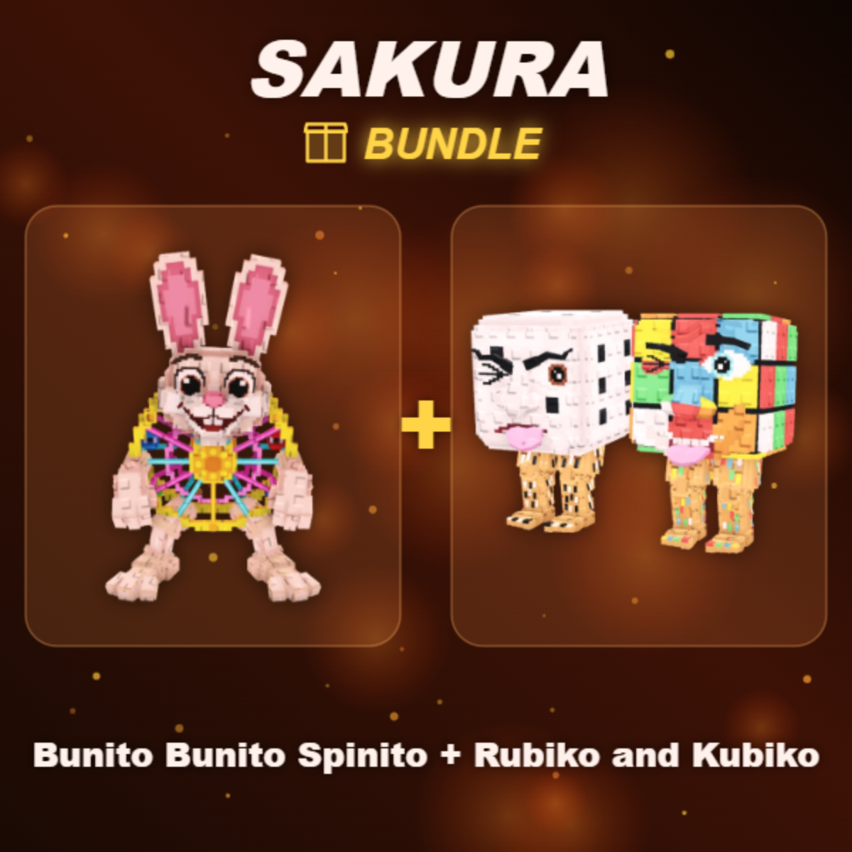📦 BUNDLE ⭐ Bunito Bunito Spinito + Rubiko and Kubiko ⭐