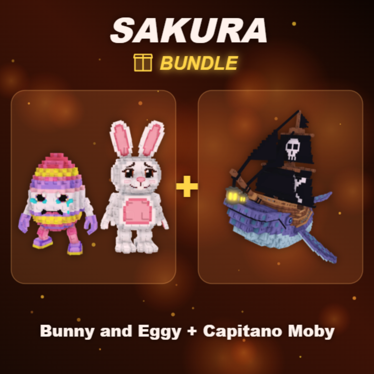 📦 BUNDLE ⭐ Bunny and Eggy + Capitano Moby ⭐
