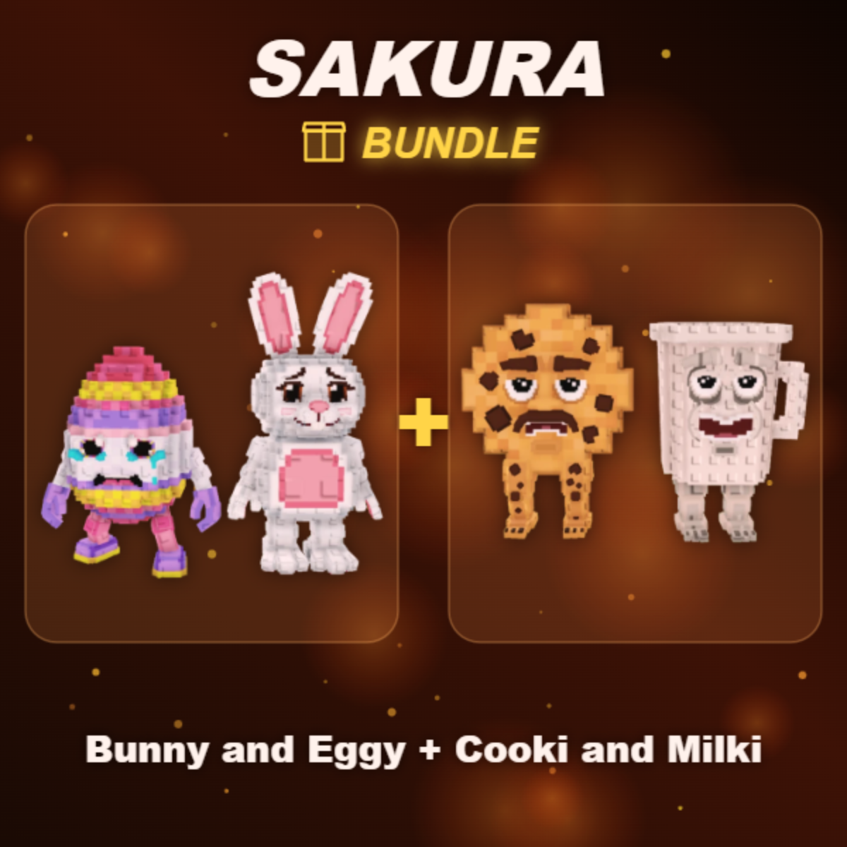 📦 BUNDLE ⭐ Bunny and Eggy + Cooki and Milki ⭐