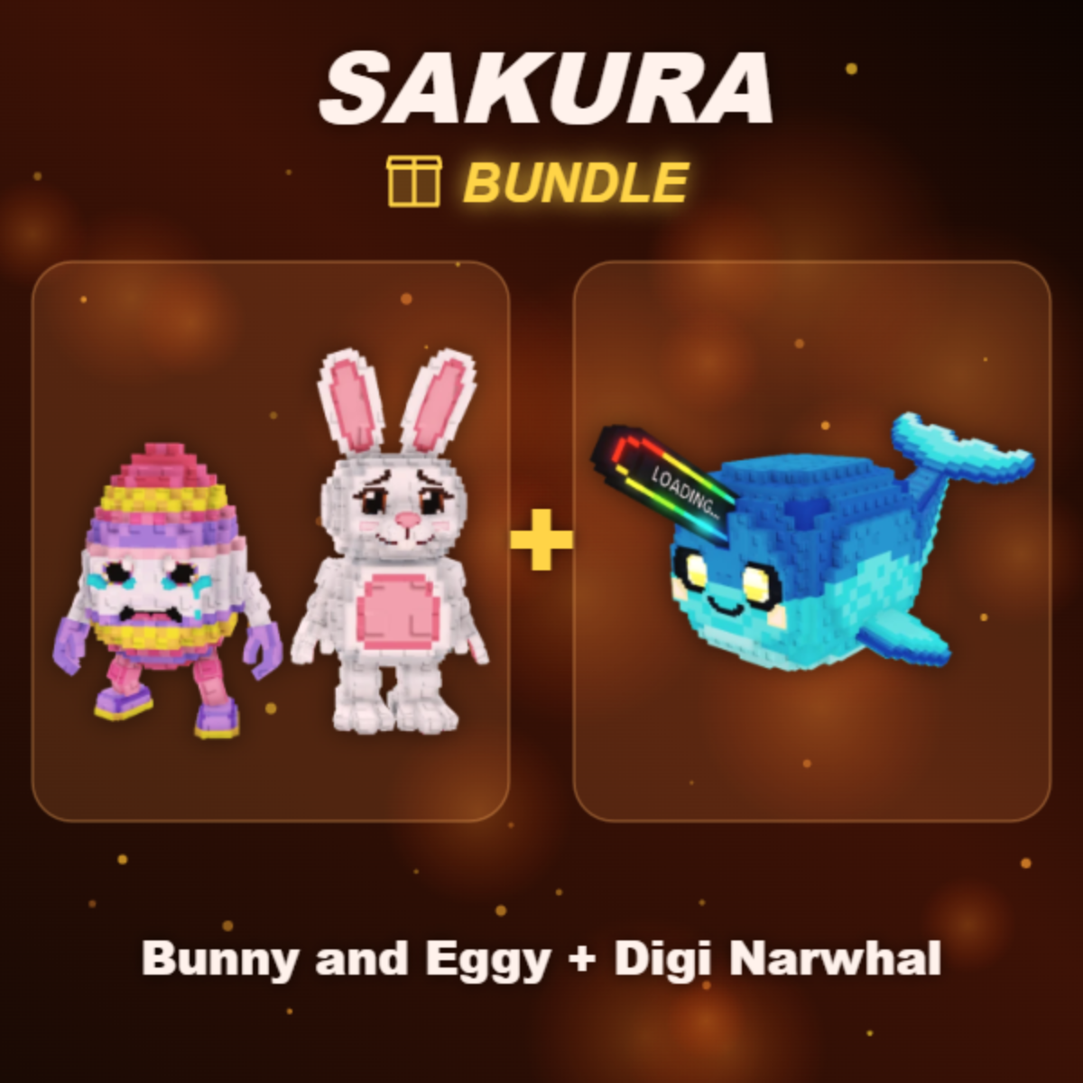 📦 BUNDLE ⭐ Bunny and Eggy + Digi Narwhal ⭐
