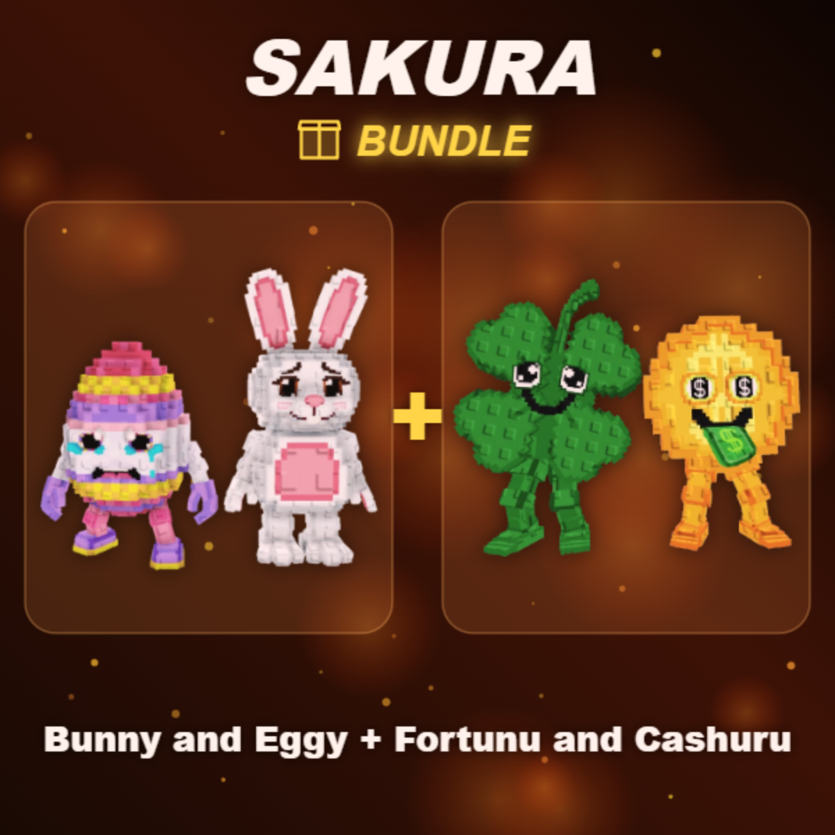 📦 BUNDLE ⭐ Bunny and Eggy + Fortunu and Cashuru ⭐