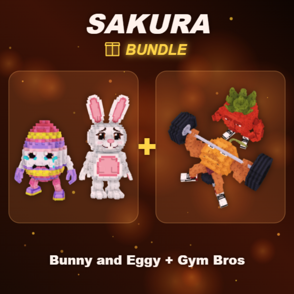 📦 BUNDLE ⭐ Bunny and Eggy + Gym Bros ⭐