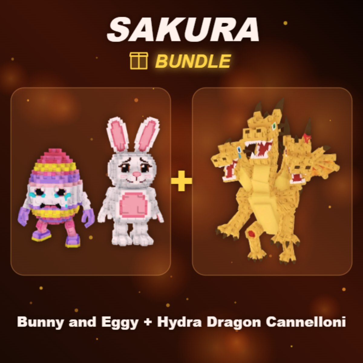 📦 BUNDLE ⭐ Bunny and Eggy + Hydra Dragon Cannelloni ⭐