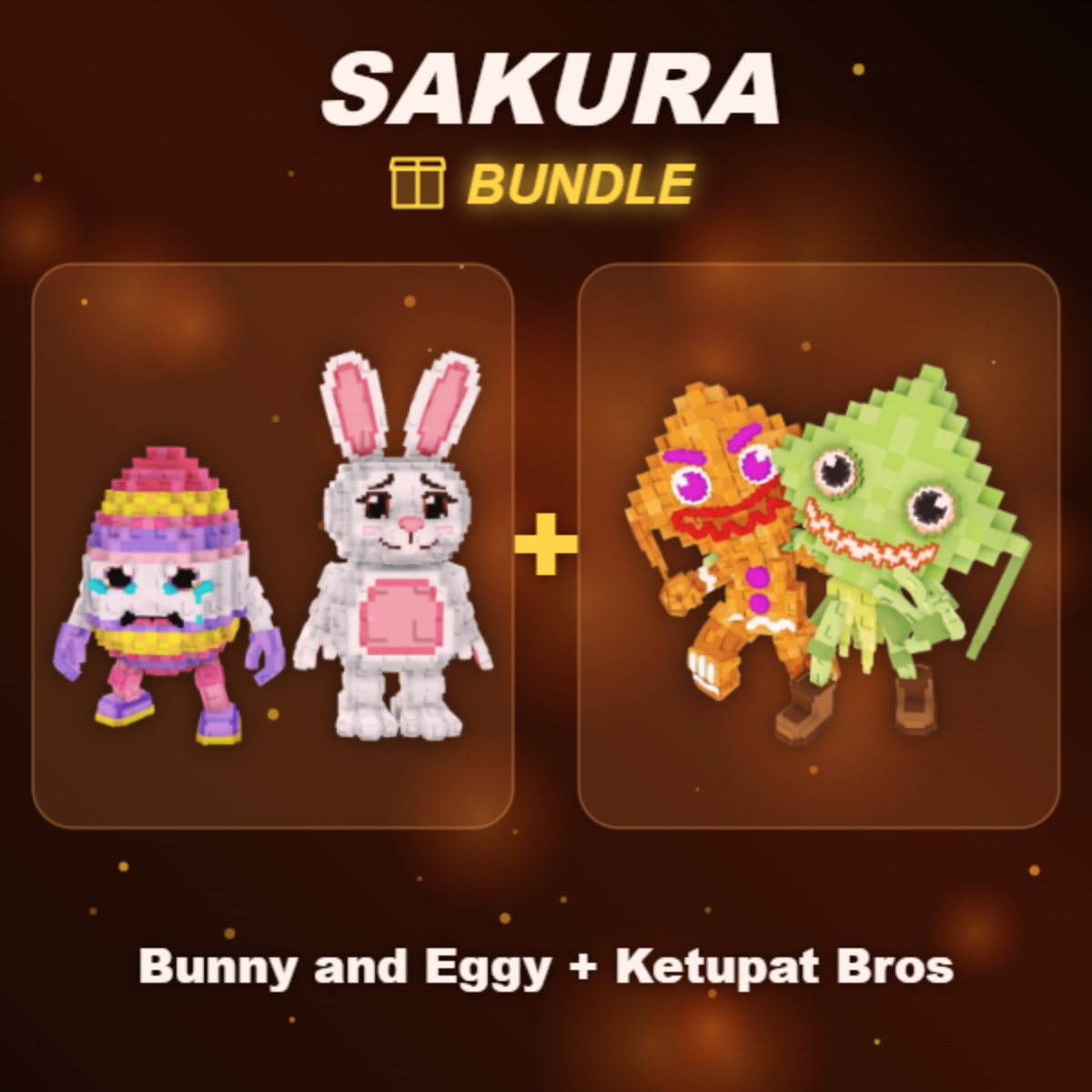 📦 BUNDLE ⭐ Bunny and Eggy + Ketupat Bros ⭐