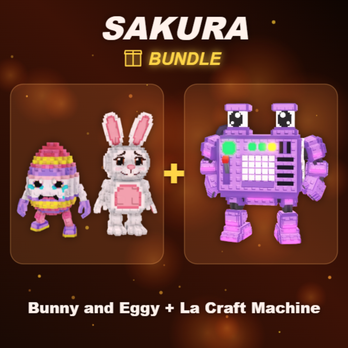 📦 BUNDLE ⭐ Bunny and Eggy + La Craft Machine ⭐