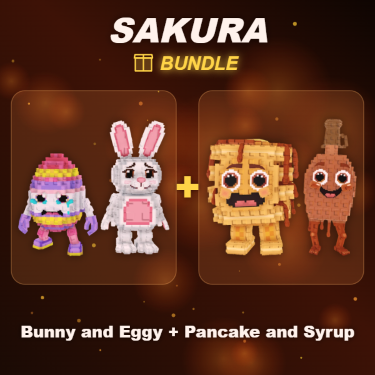 📦 BUNDLE ⭐ Bunny and Eggy + Pancake and Syrup ⭐