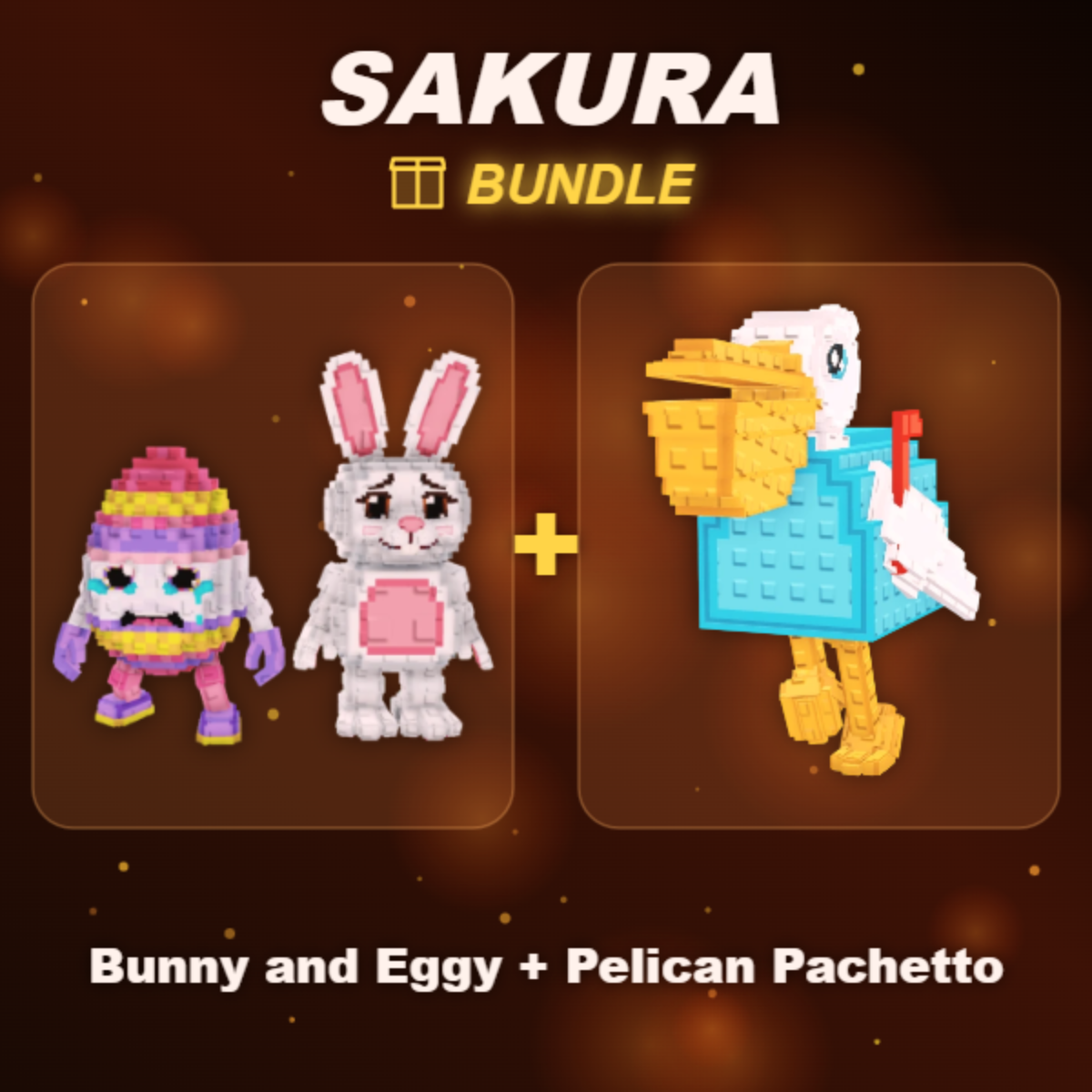 📦 BUNDLE ⭐ Bunny and Eggy + Pelican Pachetto ⭐