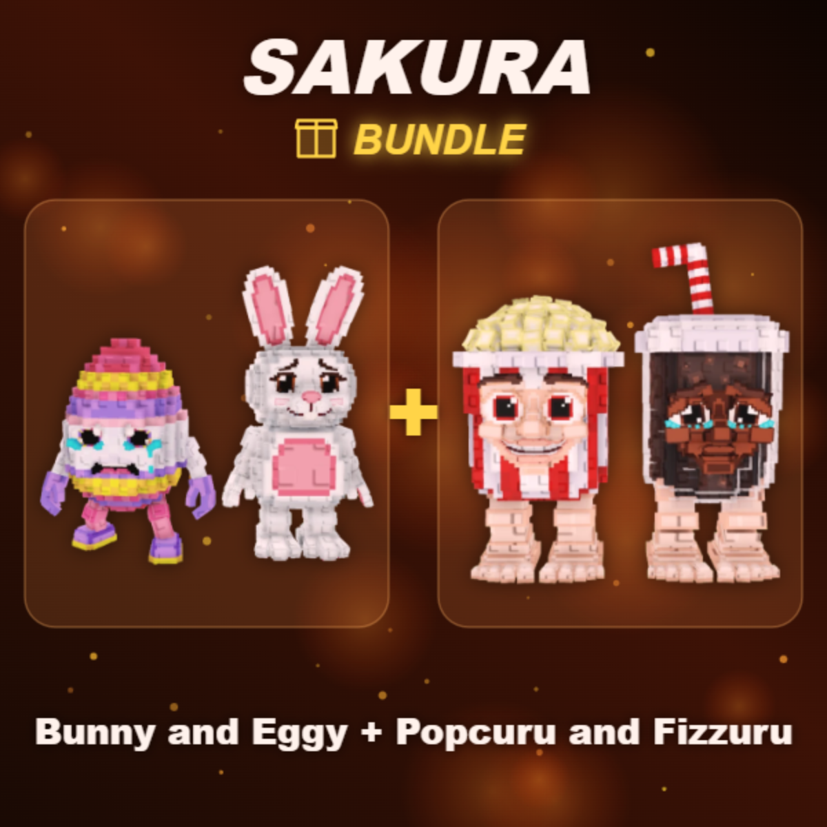 📦 BUNDLE ⭐ Bunny and Eggy + Popcuru and Fizzuru ⭐