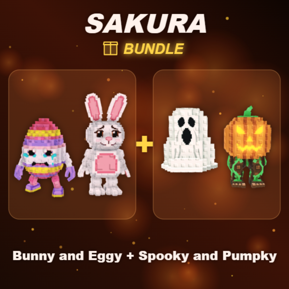 📦 BUNDLE ⭐ Bunny and Eggy + Spooky and Pumpky ⭐