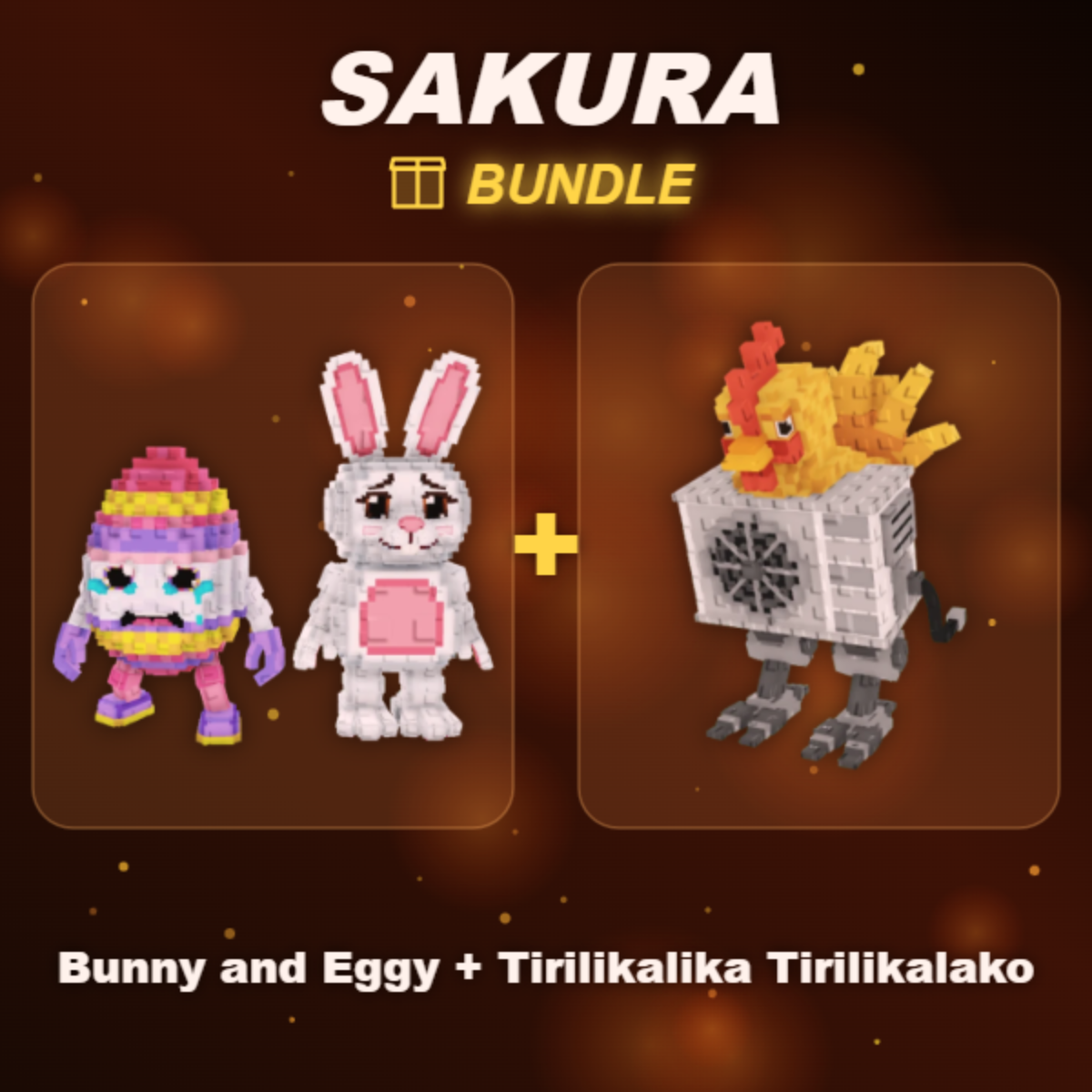 📦 BUNDLE ⭐ Bunny and Eggy + Tirilikalika Tirilikalako ⭐