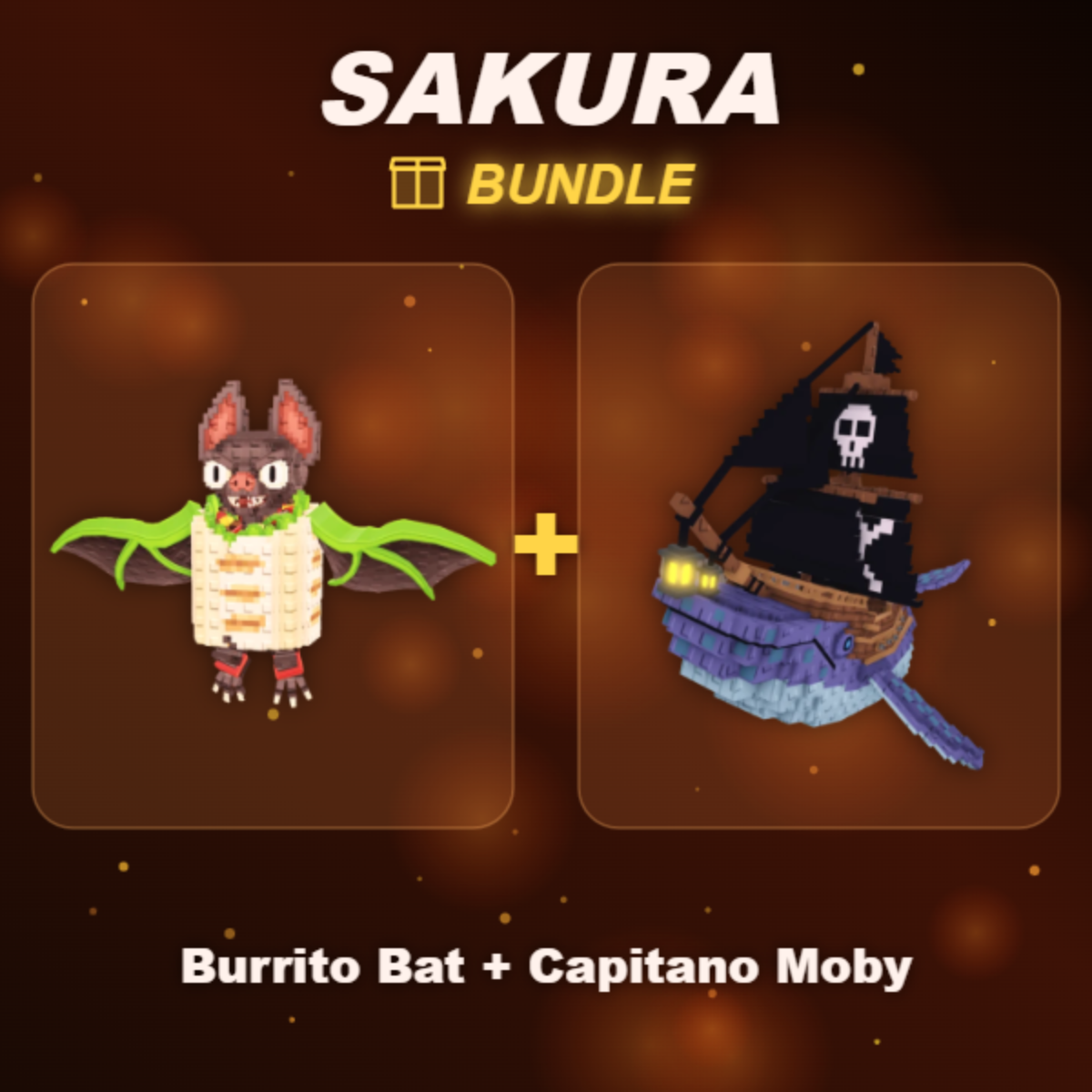 📦 BUNDLE ⭐ Burrito Bat + Capitano Moby ⭐