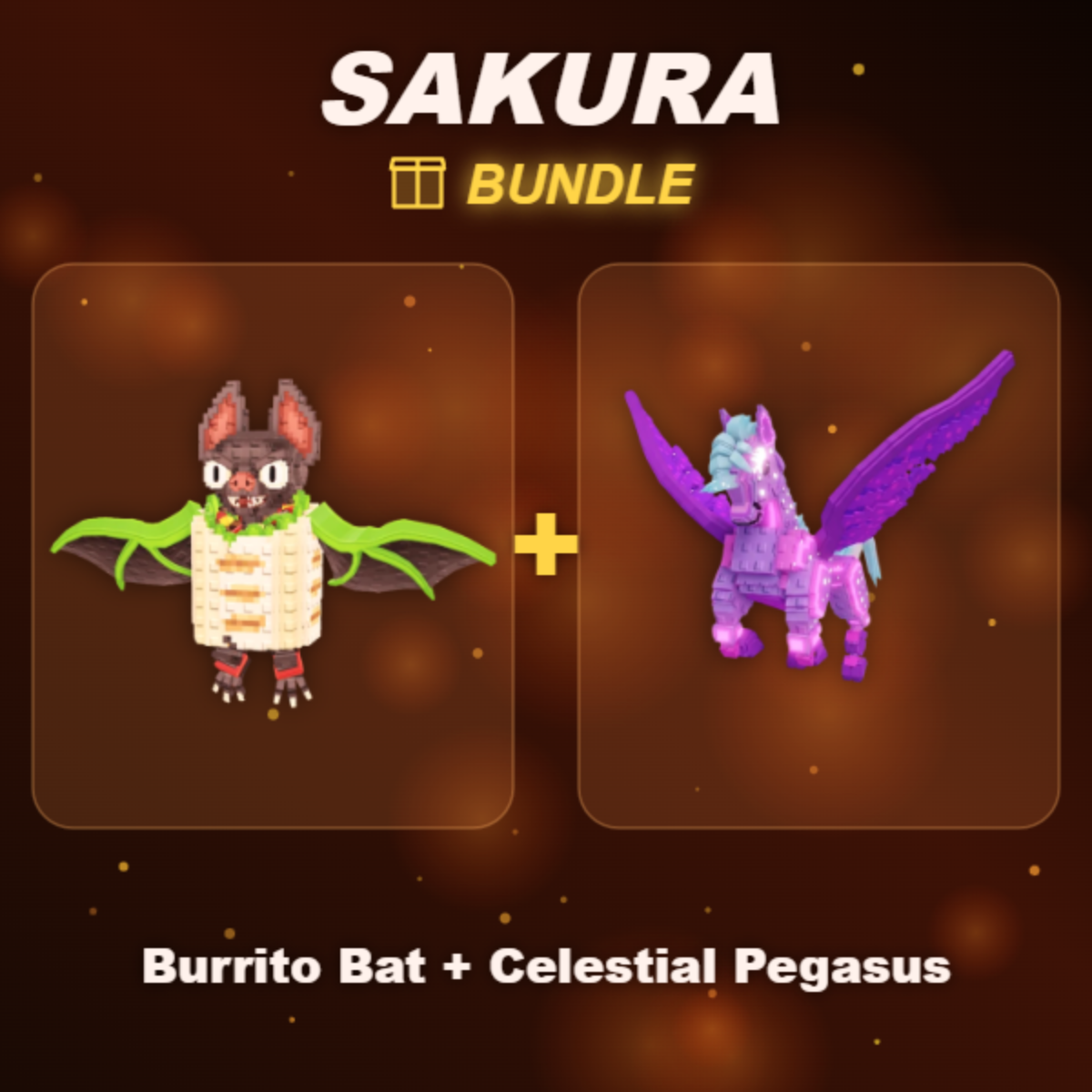 📦 BUNDLE ⭐ Burrito Bat + Celestial Pegasus ⭐