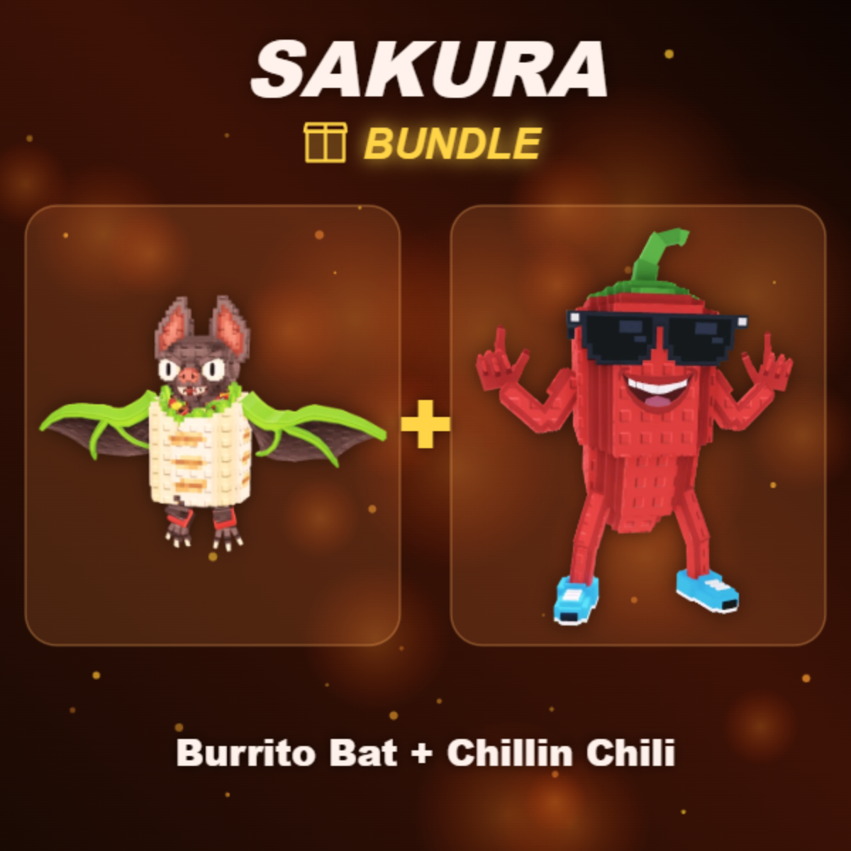 📦 BUNDLE ⭐ Burrito Bat + Chillin Chili ⭐