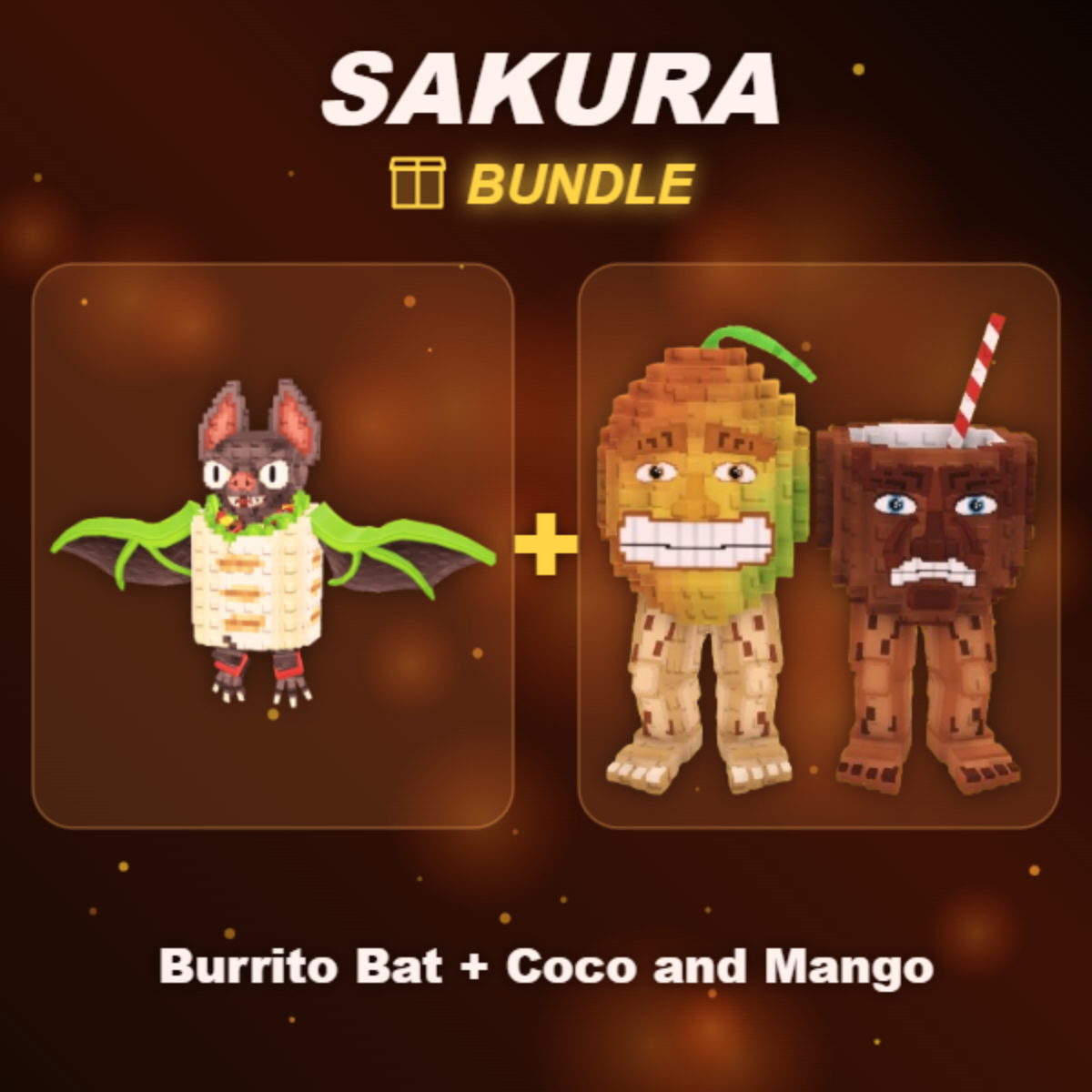 📦 BUNDLE ⭐ Burrito Bat + Coco and Mango ⭐