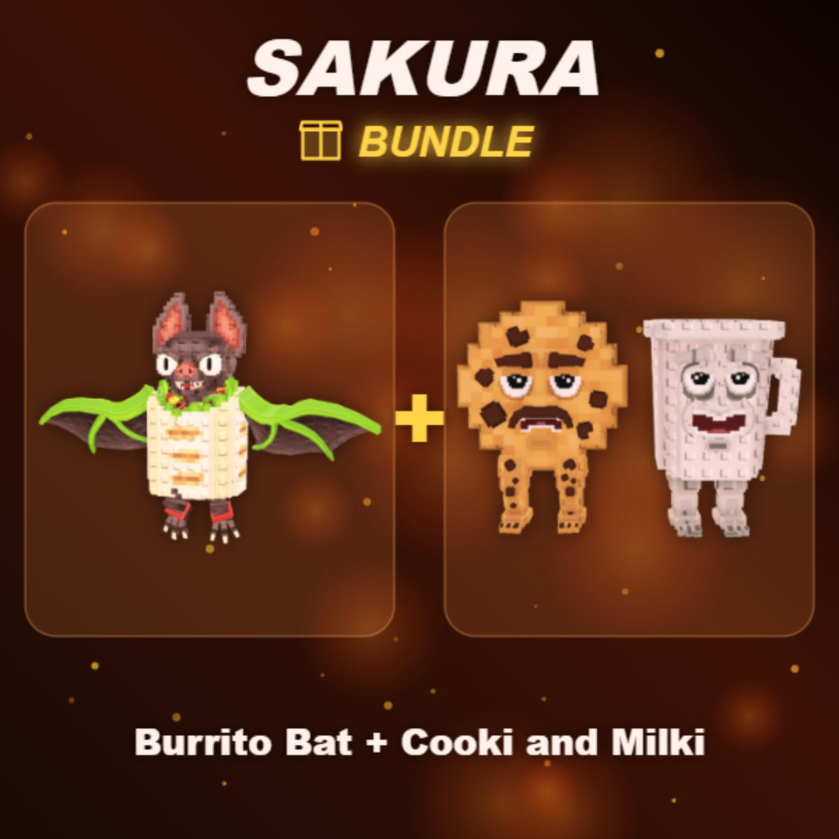📦 BUNDLE ⭐ Burrito Bat + Cooki and Milki ⭐