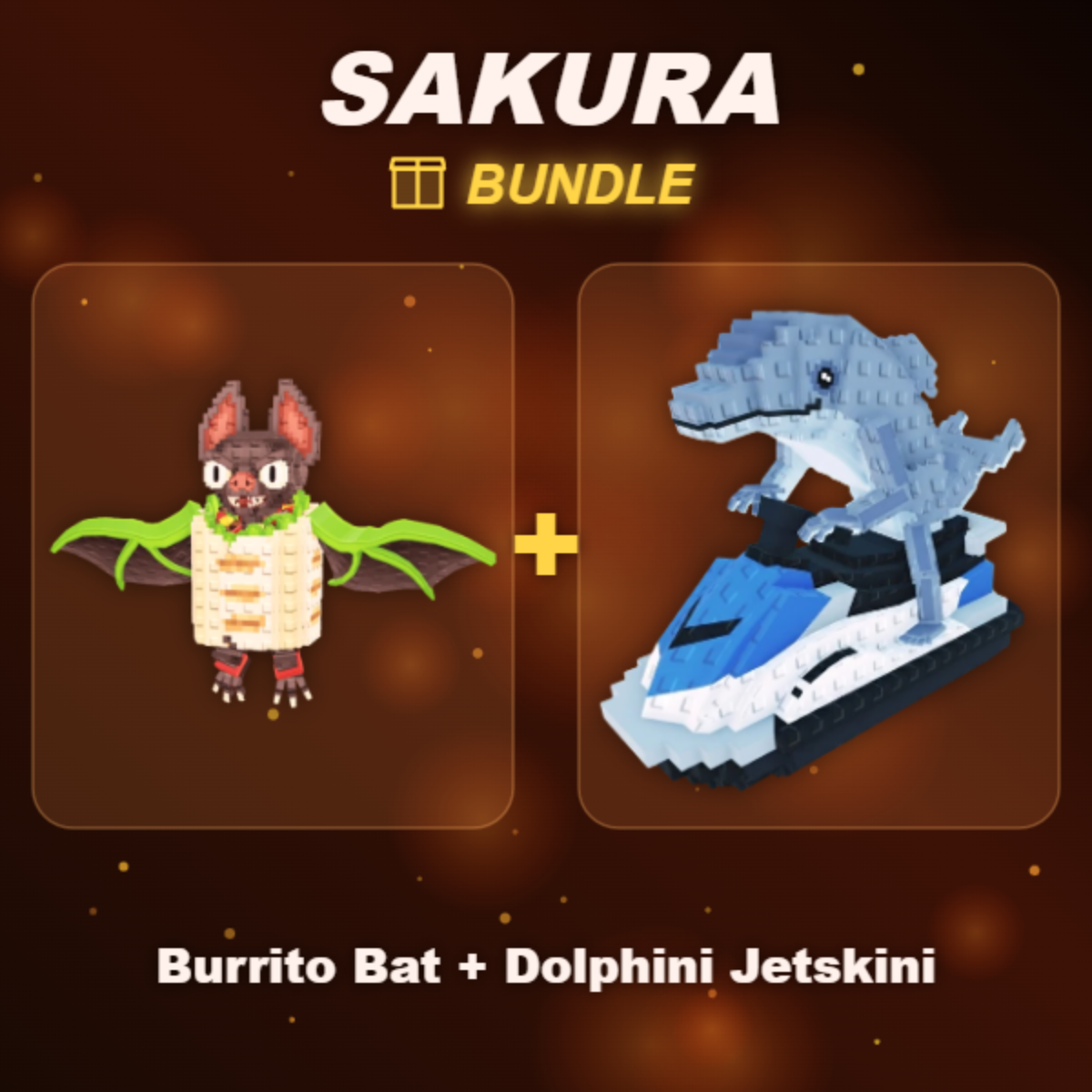 📦 BUNDLE ⭐ Burrito Bat + Dolphini Jetskini ⭐