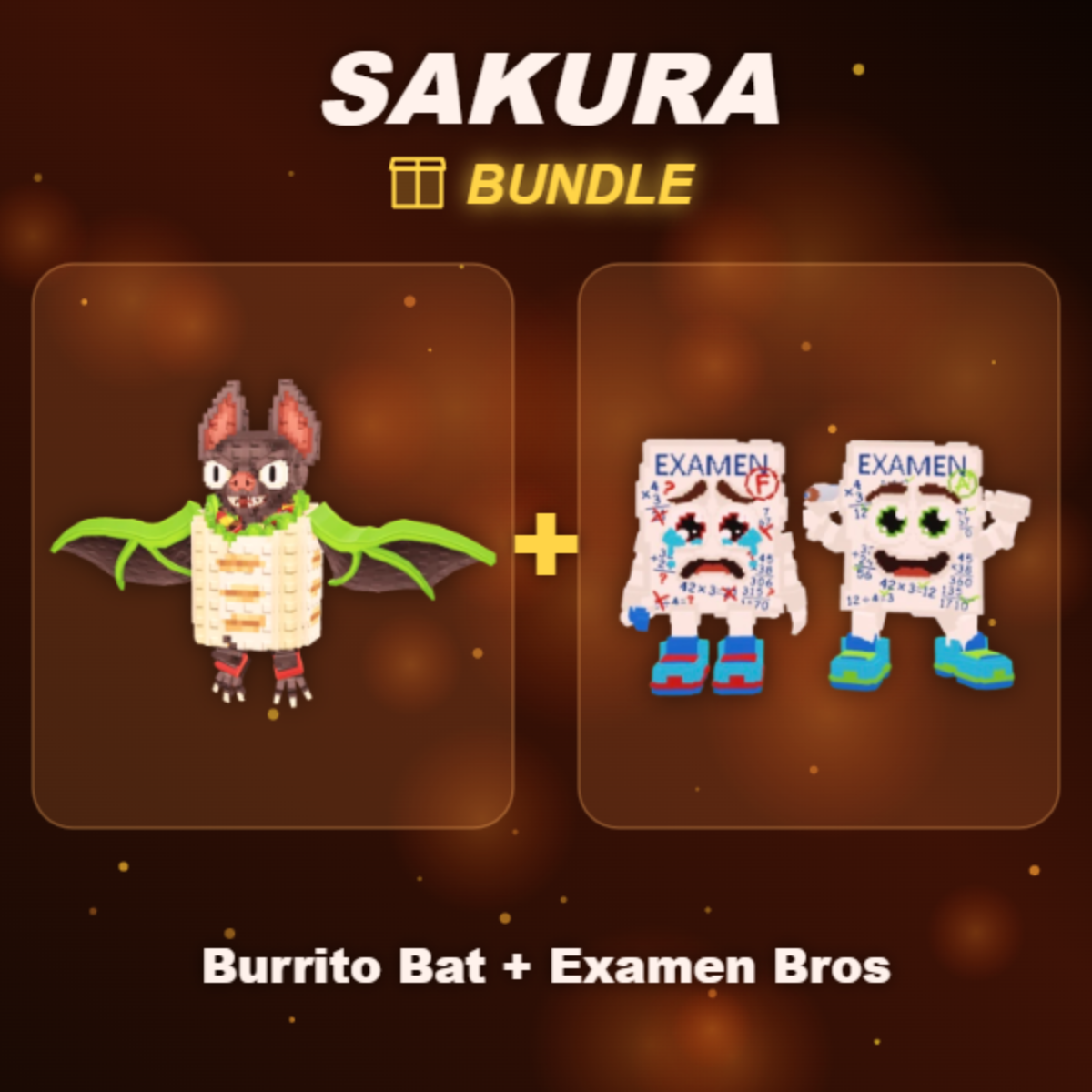 📦 BUNDLE ⭐ Burrito Bat + Examen Bros ⭐