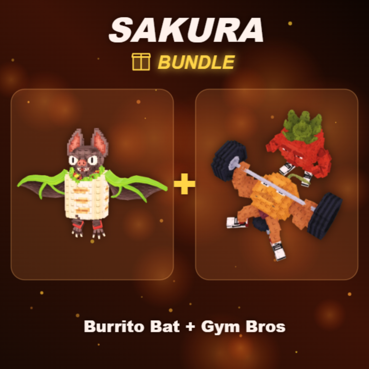 📦 BUNDLE ⭐ Burrito Bat + Gym Bros ⭐