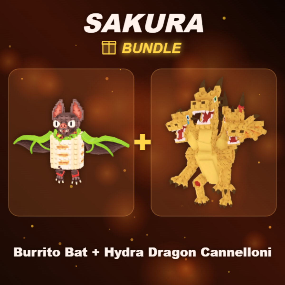 📦 BUNDLE ⭐ Burrito Bat + Hydra Dragon Cannelloni ⭐
