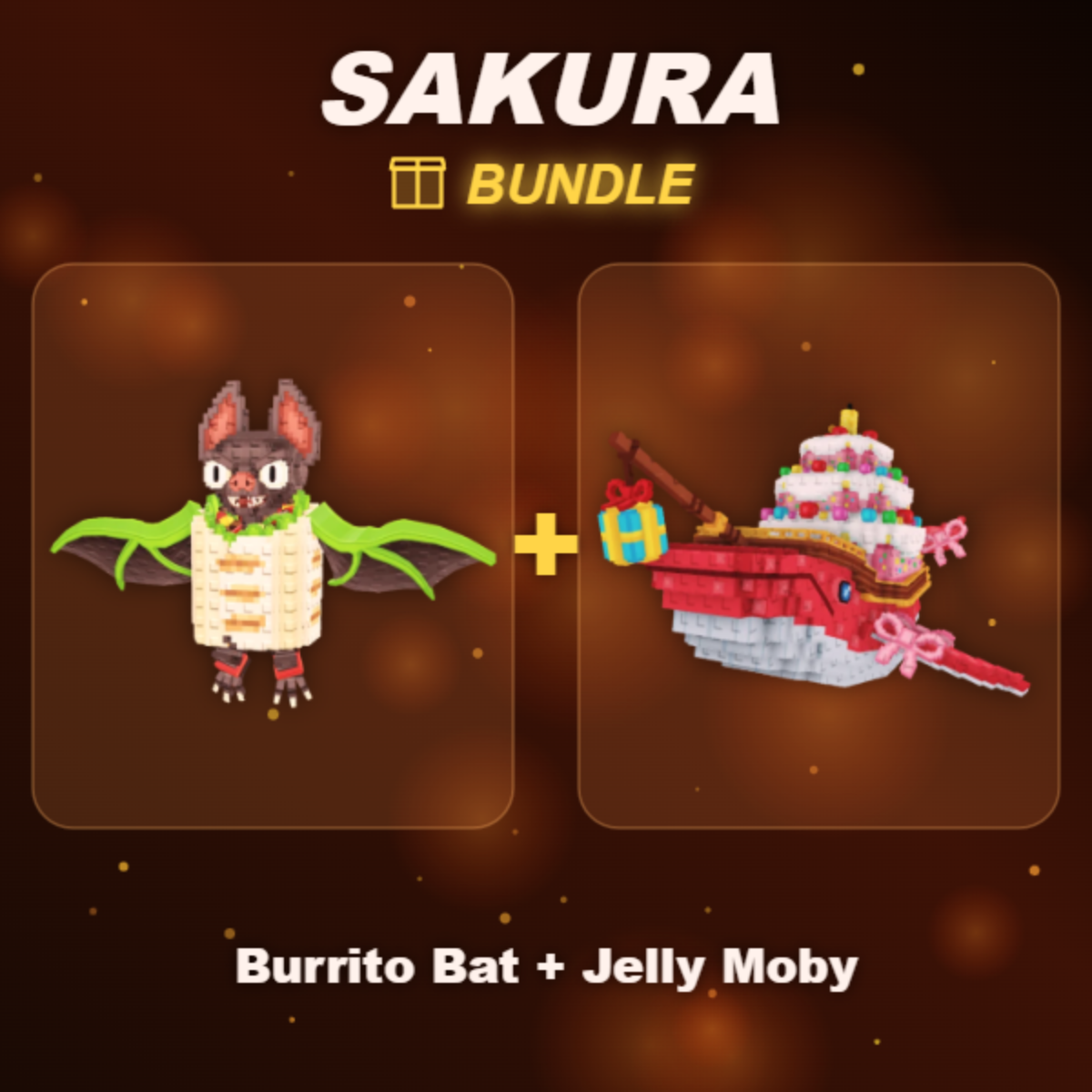 📦 BUNDLE ⭐ Burrito Bat + Jelly Moby ⭐