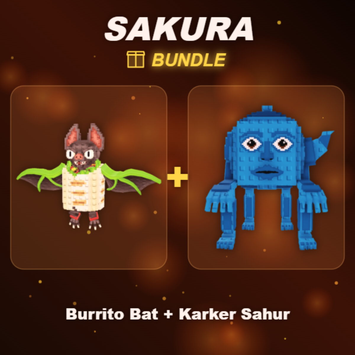 📦 BUNDLE ⭐ Burrito Bat + Karker Sahur ⭐