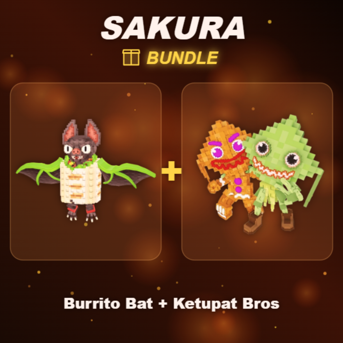 📦 BUNDLE ⭐ Burrito Bat + Ketupat Bros ⭐