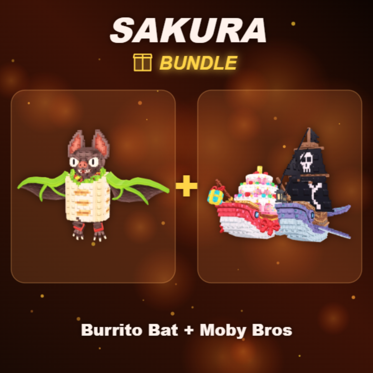 📦 BUNDLE ⭐ Burrito Bat + Moby Bros ⭐
