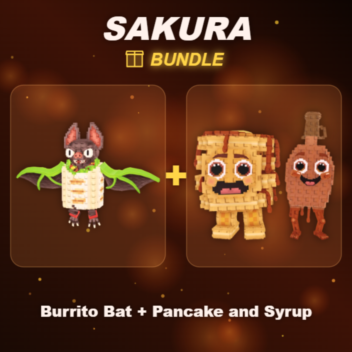 đŠ BUNDLE â Burrito Bat + Pancake and Syrup â