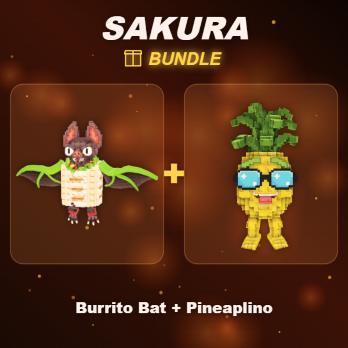 📦 BUNDLE ⭐ Burrito Bat + Pineaplino ⭐
