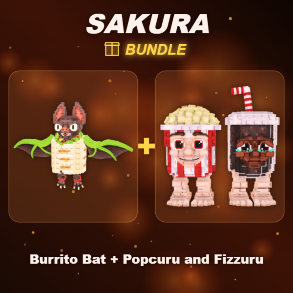 📦 BUNDLE ⭐ Burrito Bat + Popcuru and Fizzuru ⭐