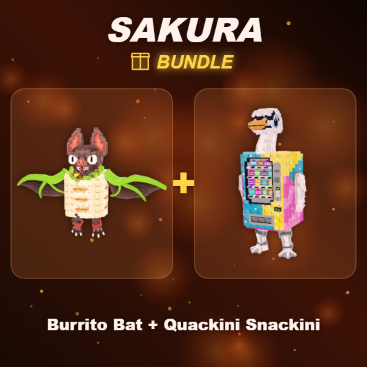📦 BUNDLE ⭐ Burrito Bat + Quackini Snackini ⭐
