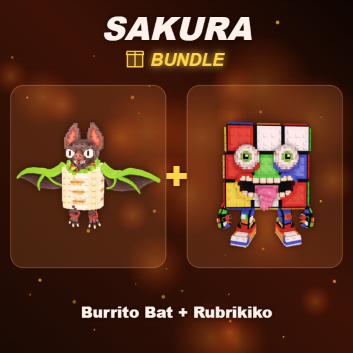 📦 BUNDLE ⭐ Burrito Bat + Rubrikiko ⭐