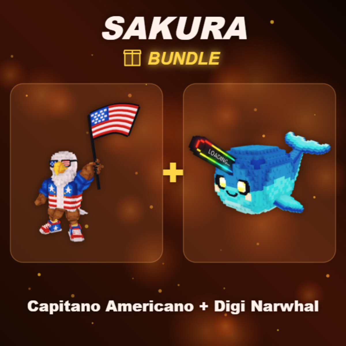 📦 BUNDLE ⭐ Capitano Americano + Digi Narwhal ⭐