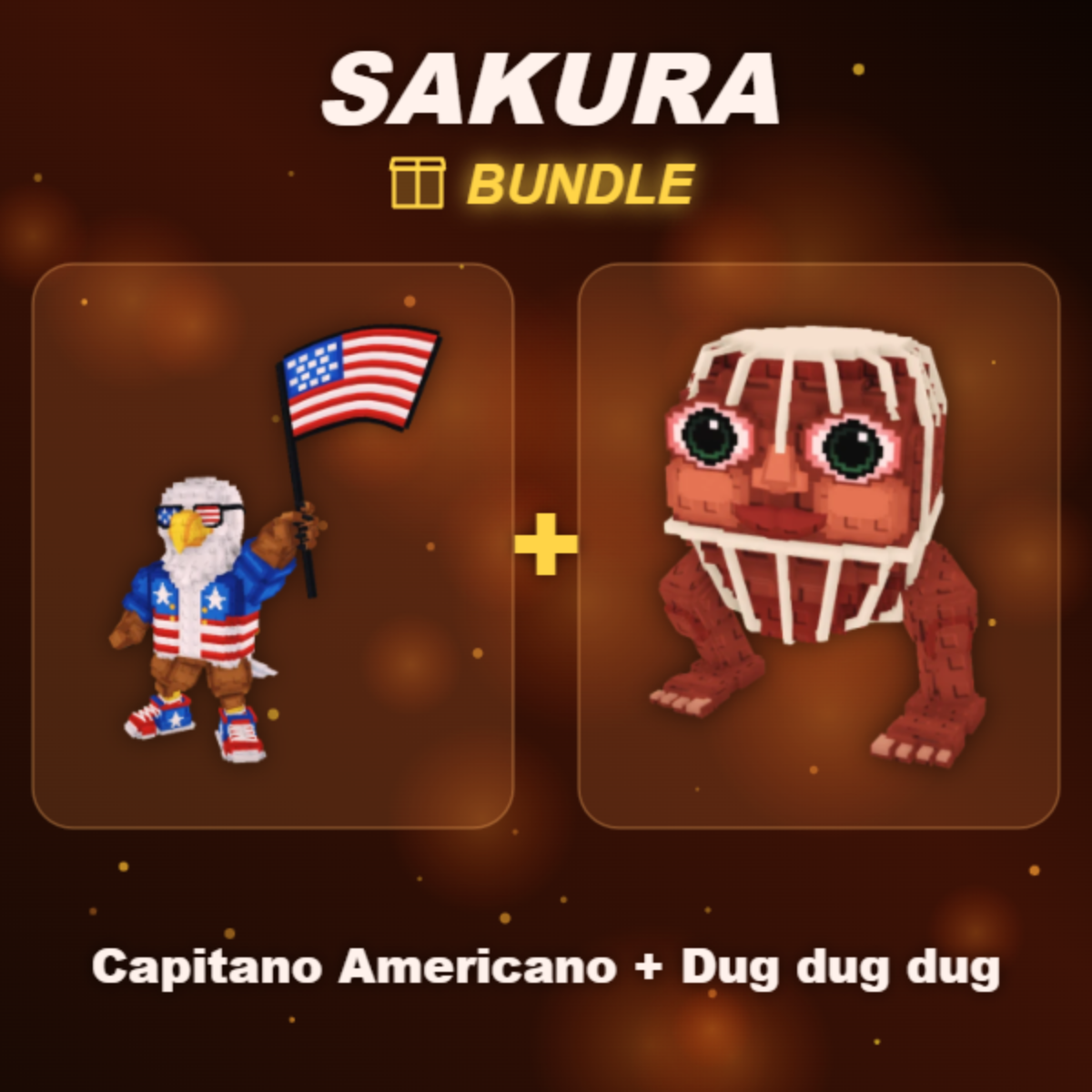 📦 BUNDLE ⭐ Capitano Americano + Dug dug dug ⭐