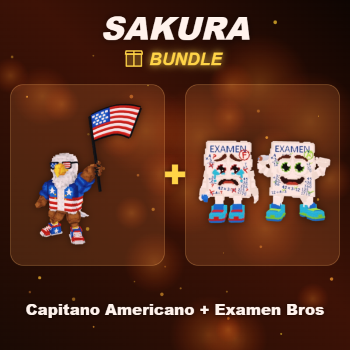 📦 BUNDLE ⭐ Capitano Americano + Examen Bros ⭐