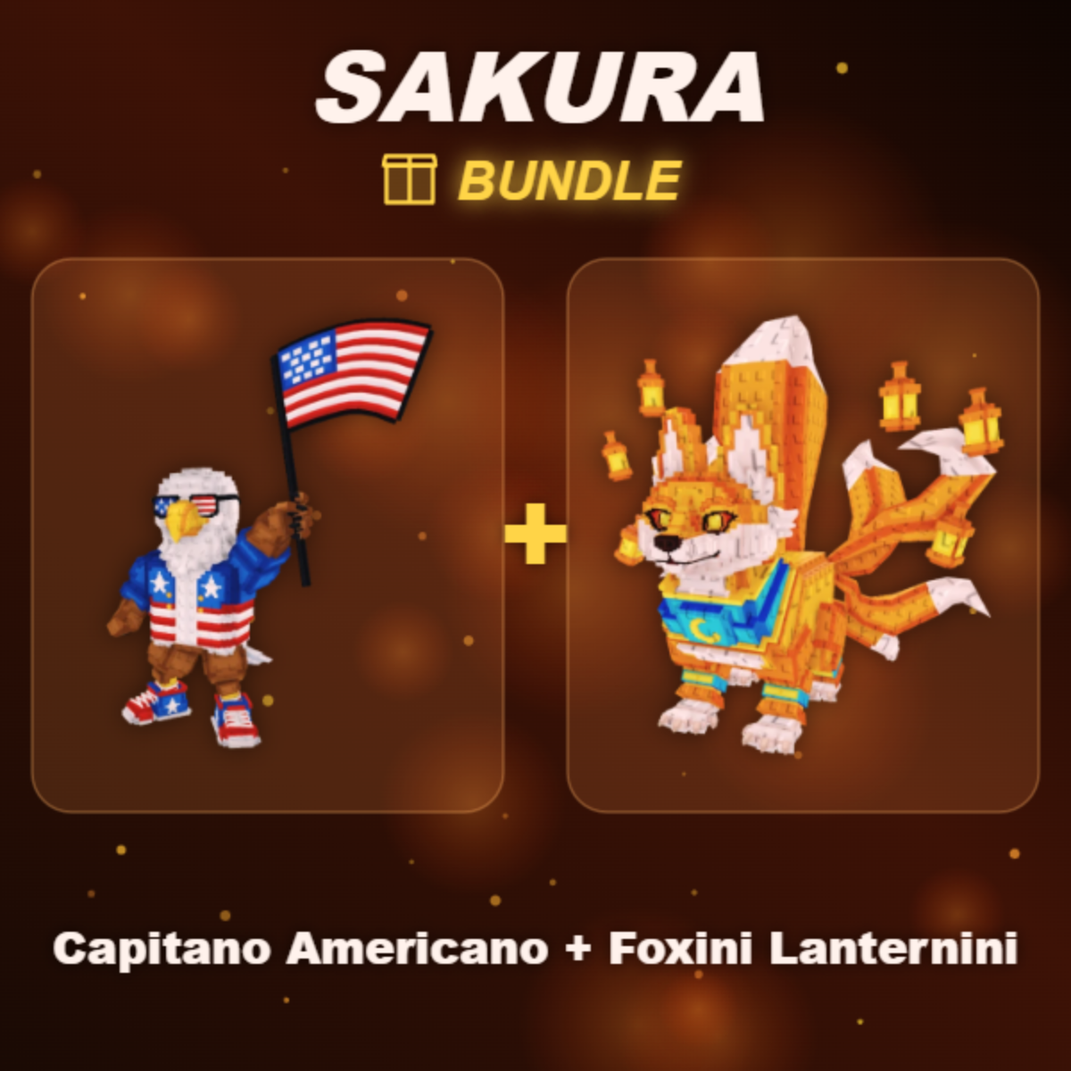 📦 BUNDLE ⭐ Capitano Americano + Foxini Lanternini ⭐