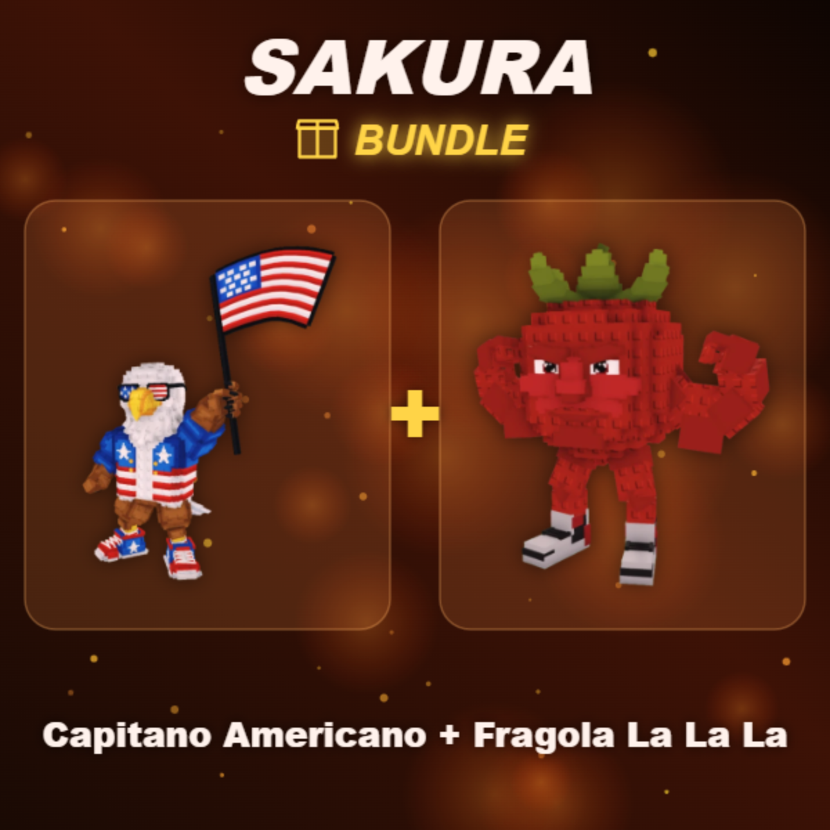 📦 BUNDLE ⭐ Capitano Americano + Fragola La La La ⭐