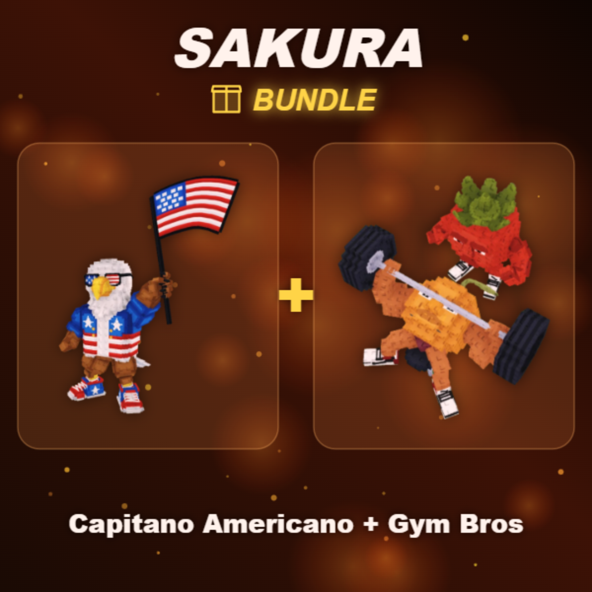 📦 BUNDLE ⭐ Capitano Americano + Gym Bros ⭐