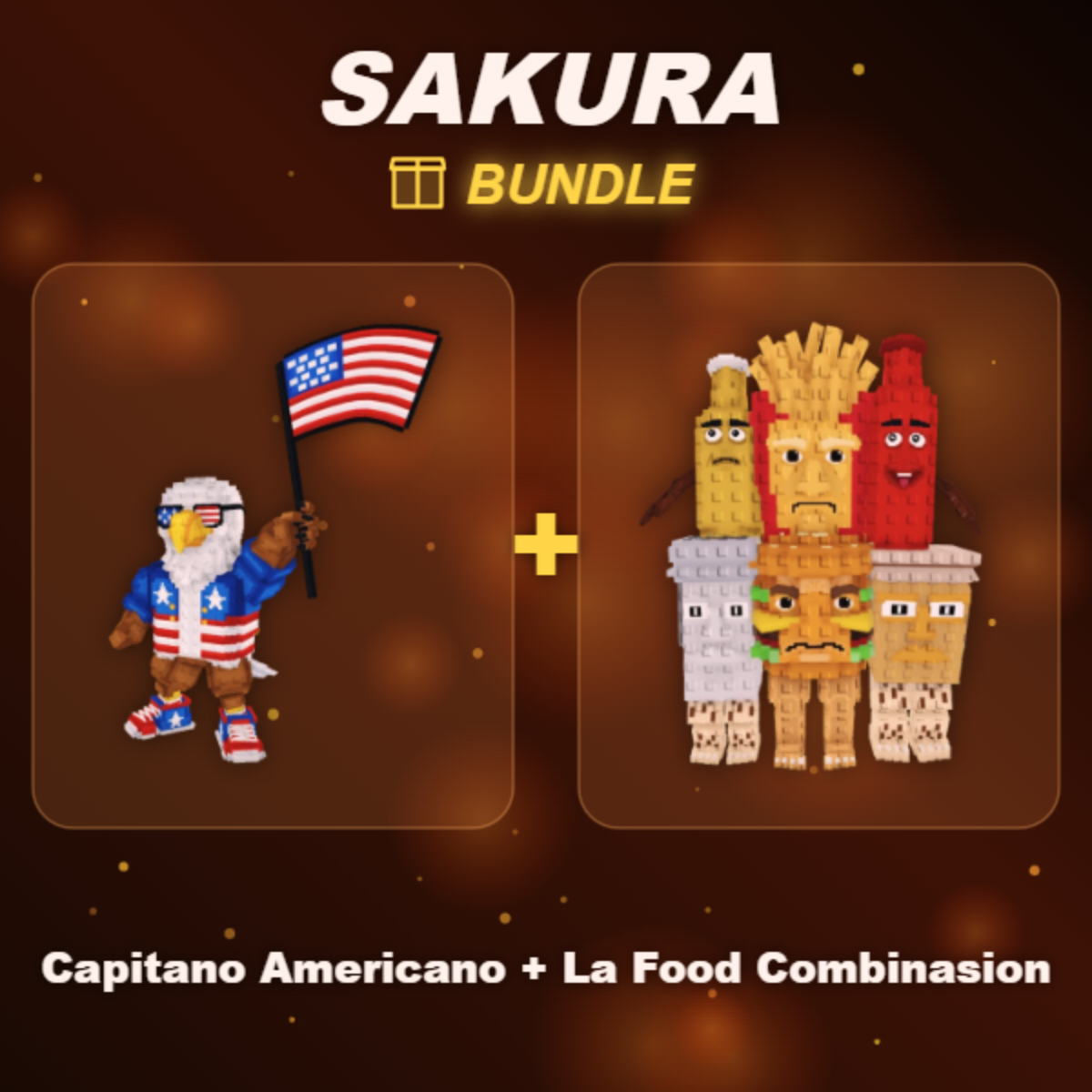 📦 BUNDLE ⭐ Capitano Americano + La Food Combinasion ⭐