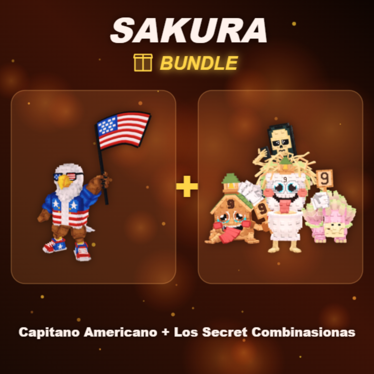 📦 BUNDLE ⭐ Capitano Americano + Los Secret Combinasionas ⭐