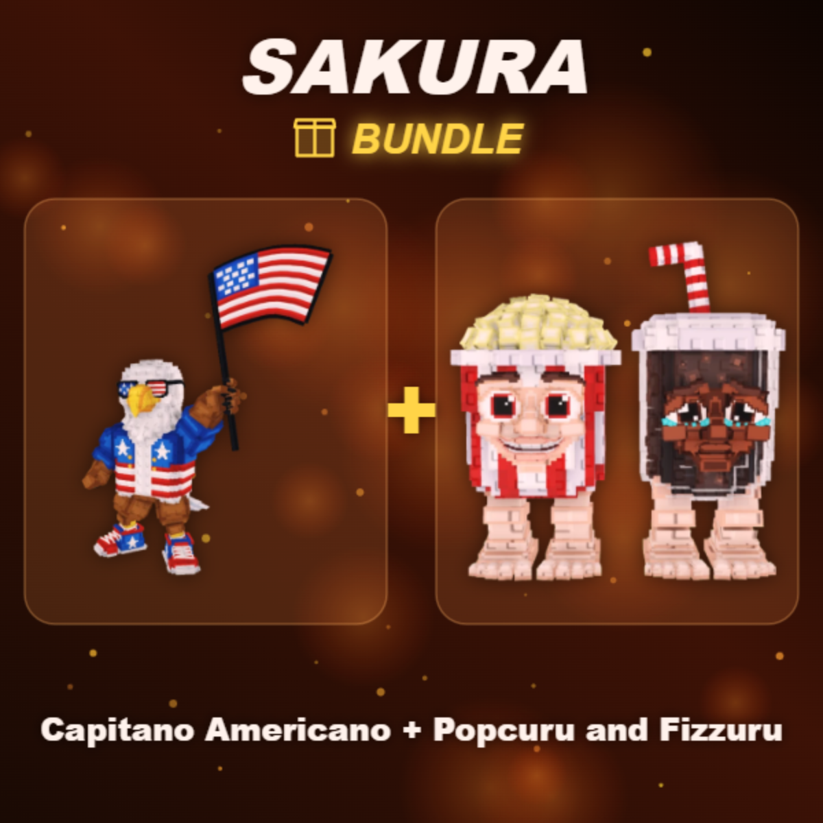 📦 BUNDLE ⭐ Capitano Americano + Popcuru and Fizzuru ⭐