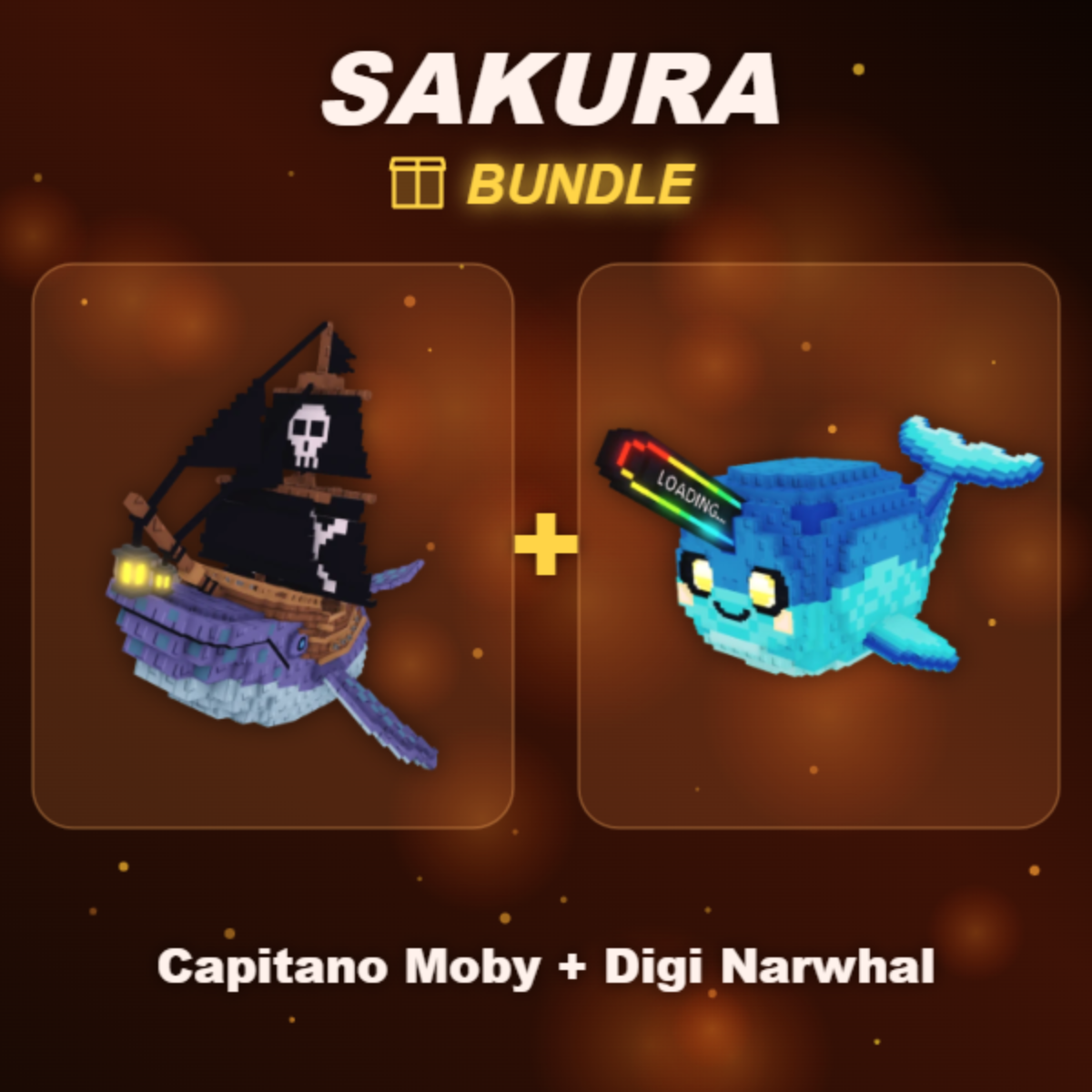 📦 BUNDLE ⭐ Capitano Moby + Digi Narwhal ⭐