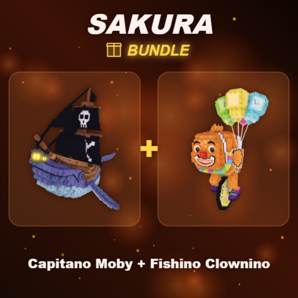 📦 BUNDLE ⭐ Capitano Moby + Fishino Clownino ⭐