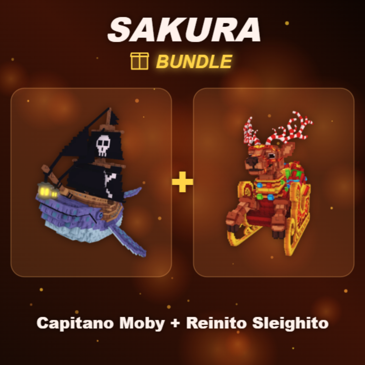 📦 BUNDLE ⭐ Capitano Moby + Reinito Sleighito ⭐