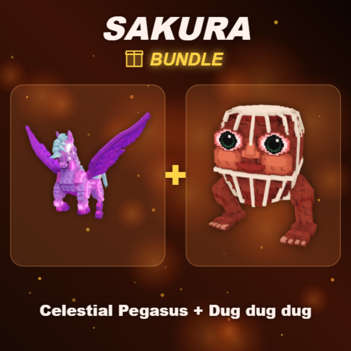 📦 BUNDLE ⭐ Celestial Pegasus + Dug dug dug ⭐