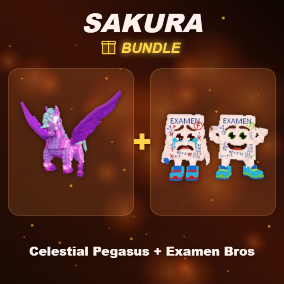 📦 BUNDLE ⭐ Celestial Pegasus + Examen Bros ⭐